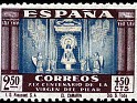 Spain - 1940 - Virgen del Pilar - 2,50 P + 50 C - Multicolor - España, Virgen del Pilar, Zaragoza - Edifil 900 - XIX Centenario Venida Virgen del Pilar a Zaragoza - 0